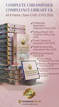 Complete Childminder Compliance Library UK | All 8 Packs Save £105 | EYFS 2026