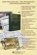 Builder Health & Safety Pack — Policy, Risk Assessments, COSHH, Method Statements & CDM
