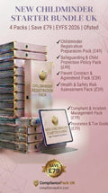 New Childminder Starter Bundle UK | 4 Packs Save £79 | EYFS 2026 | Ofsted