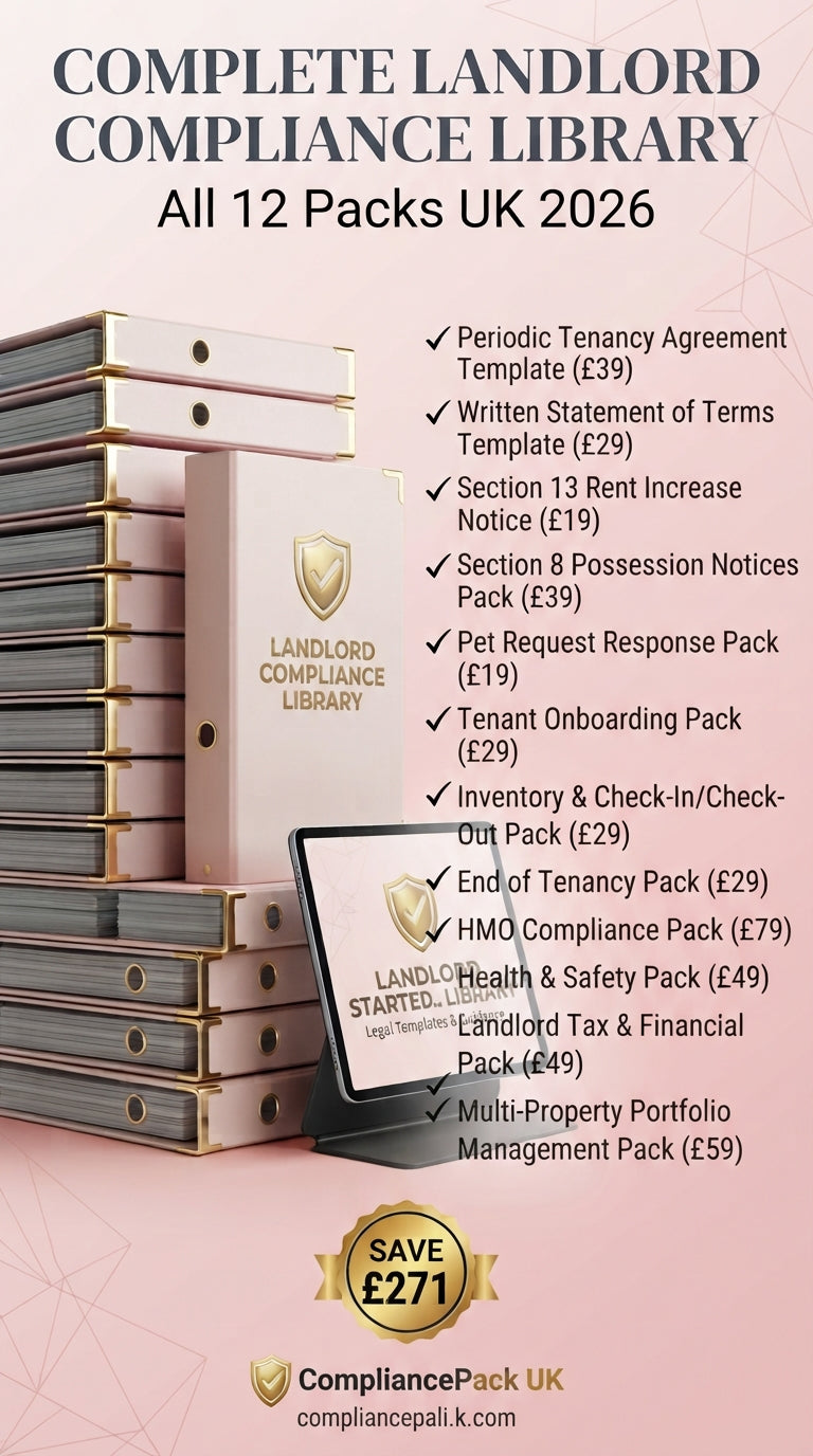 Complete Landlord Compliance Library — All 12 Packs UK 2026