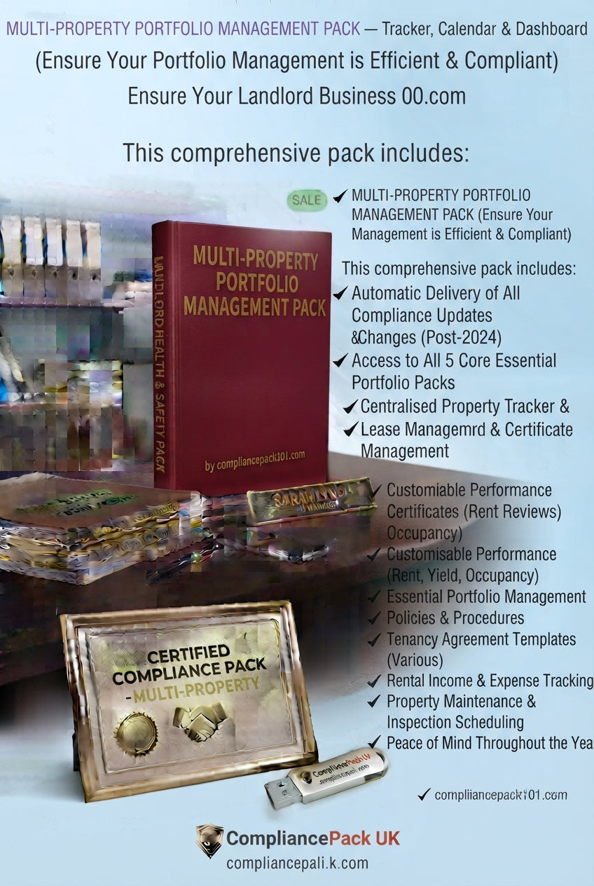 Multi-Property Portfolio Management Pack — Tracker, Calendar & Dashboard