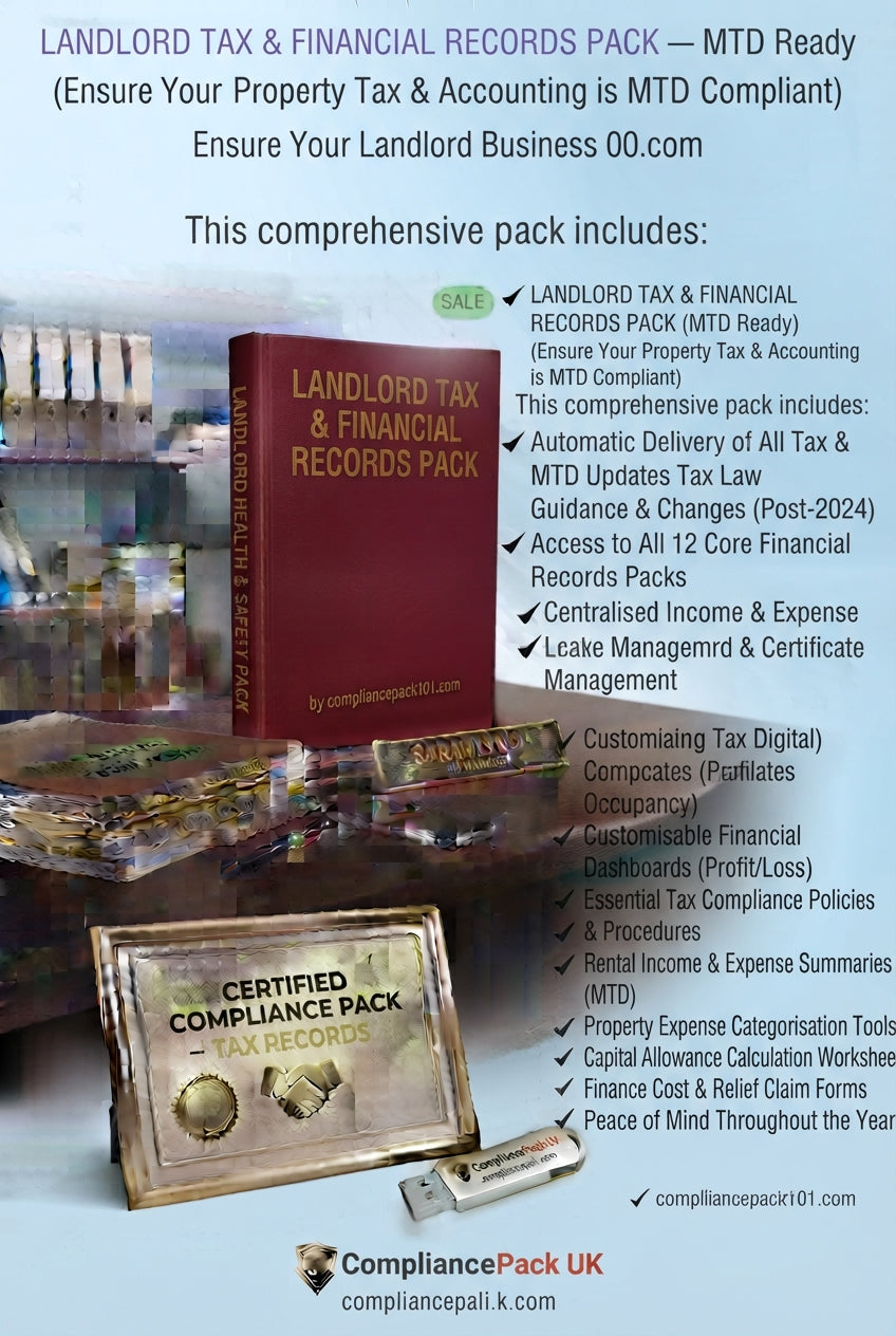 Landlord Tax & Financial Records Pack — MTD Ready