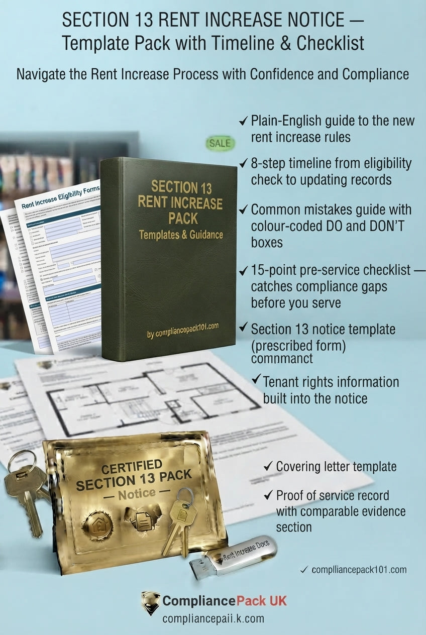 Section 13 Rent Increase Notice — Template Pack with Timeline & Checklist